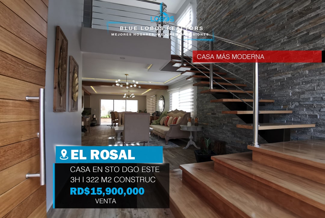 La mejor casa mejor ubicada y altamente moderna en Santo Domingo Este