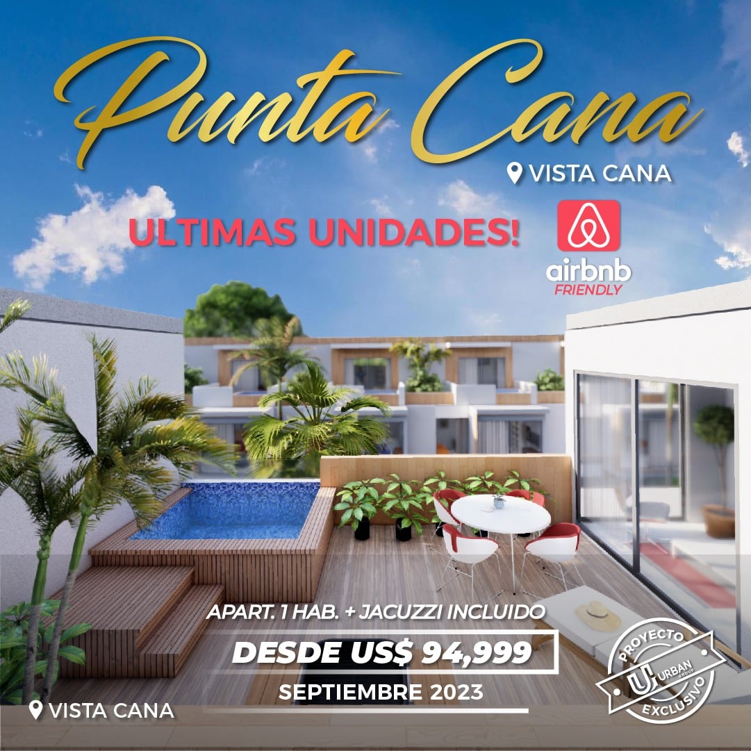 Ultimas unidades Apartamentos con Jacuzzi en Punta Cana