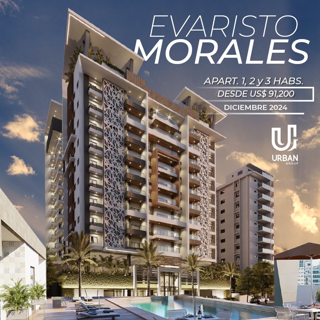 Apartamentos de 1, 2 y 3 habitaciones en Evaristo Morales