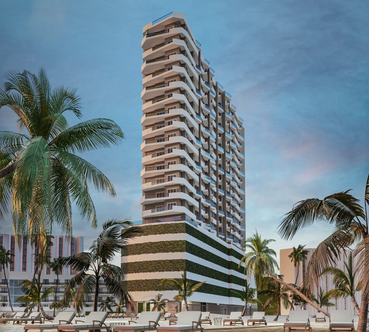 Torre tipo Condo Hotel en primera linea de playa en Juan Dolio, si invertir es tu intencion ¡esta es tu oportunidad!