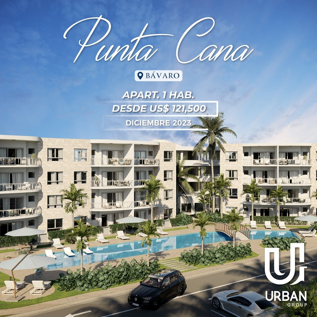 Apartamentos para inversion en Punta Cana 1 Habitación