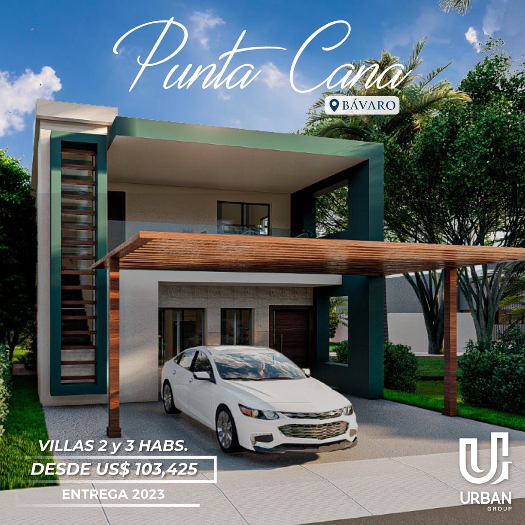 Lujosas Villas en Zona Exclusiva Punta Cana Desde US$103,425