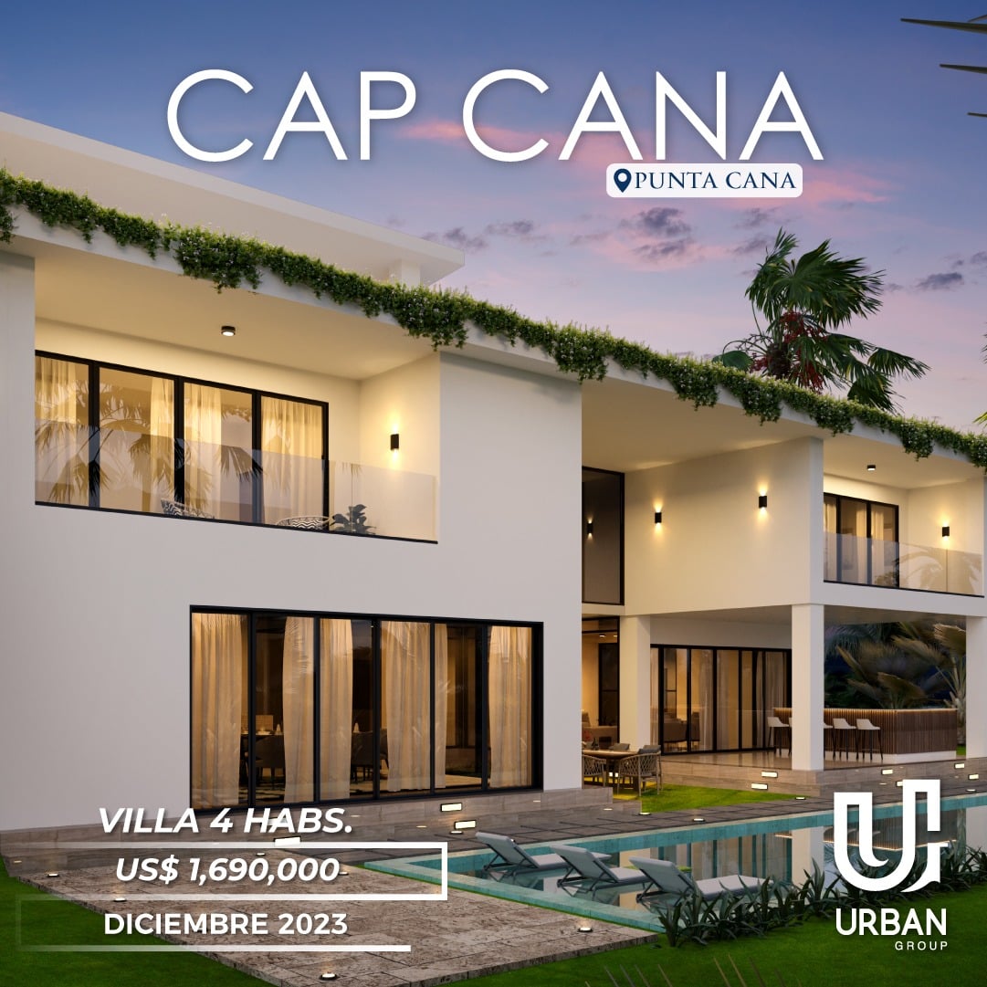 Villa de 4 Habitaciones en Caletón Cap Cana