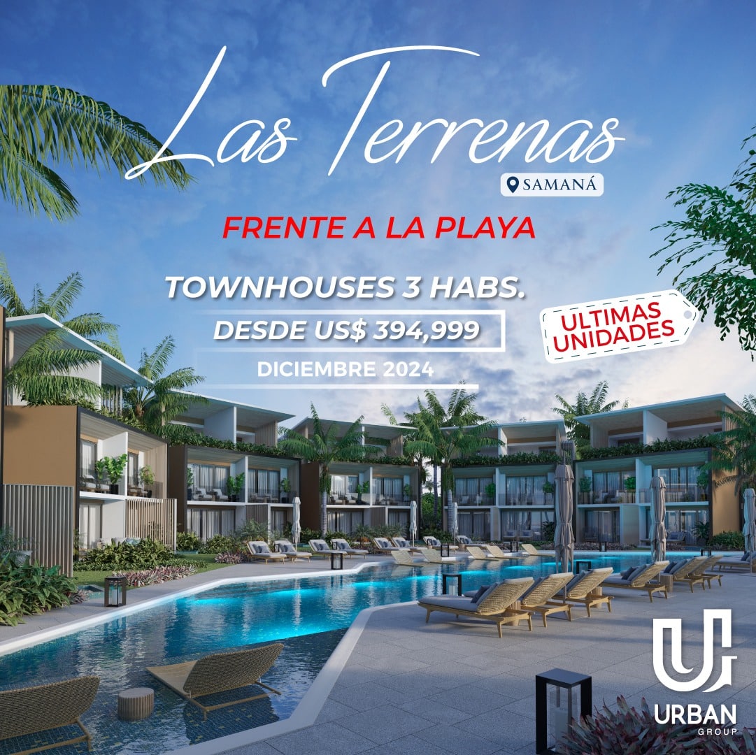 Apartamentos y Townhouses en Las Terrenas Playa Portillo