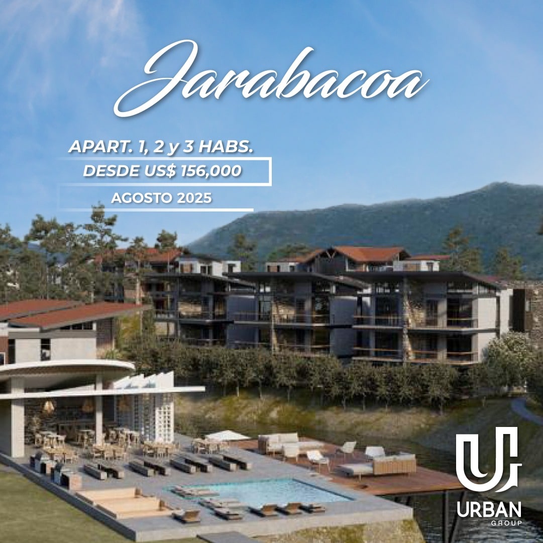 Apartamentos de lujo en Jarabacoa desde US$156,000