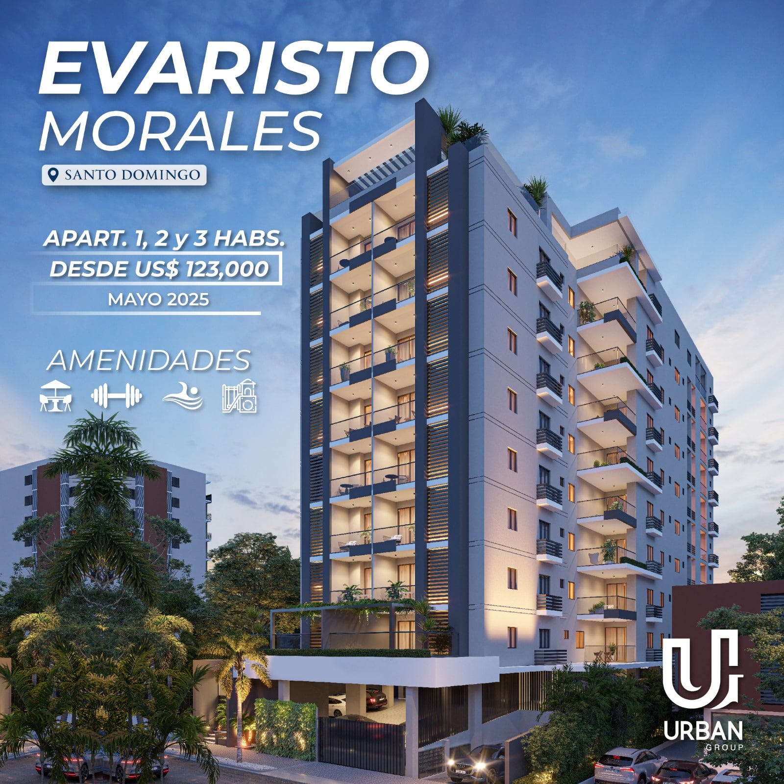 Apartamentos en Evaristo Morales Desde US$123,000