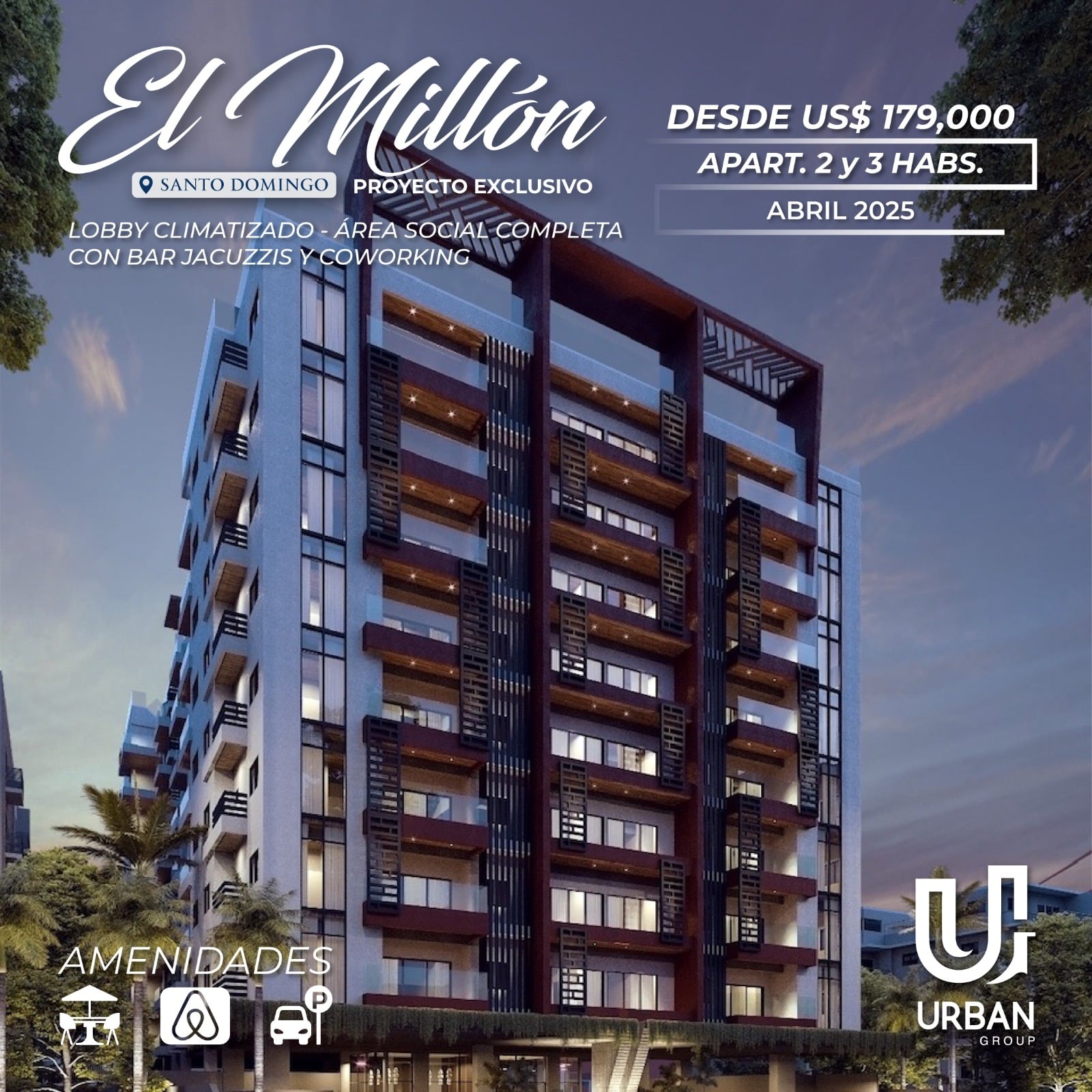 Apartamentos Residencial & Suites desde US$70,500 en el Millon