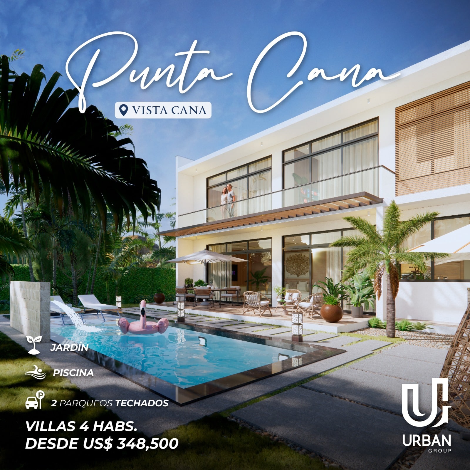 Villas de 4 Habitaciones en Vistacana Punta Cana