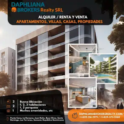 alquiler renta venta de apartamentos villas propiedades en republica dominicana 12