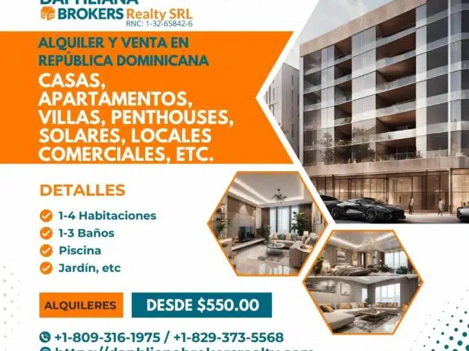 alquiler renta venta de viviendas inmuebles apartamentos en republica dominicana rd 5