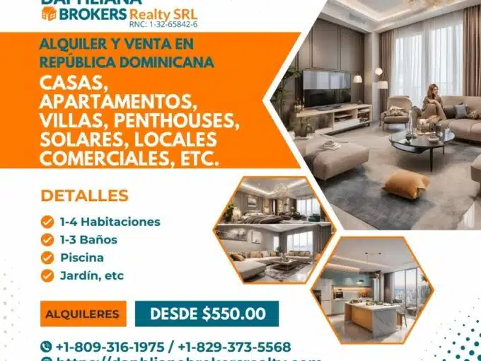 alquiler renta venta de viviendas inmuebles apartamentos en republica dominicana rd 9 1