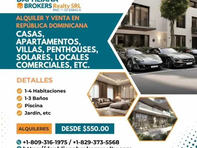 alquileres rentas ventas de propiedades condominios en la republica dominicana 6
