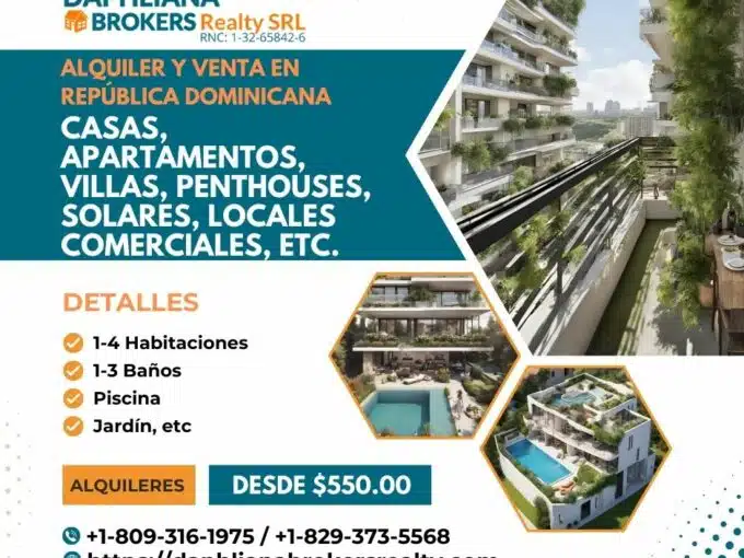 alquileres rentas ventas de propiedades condominios en la republica dominicana 8