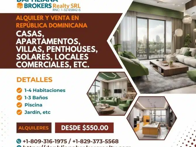 renta alquiler venta de inmuebles viviendas condominios en republica dominicana 6