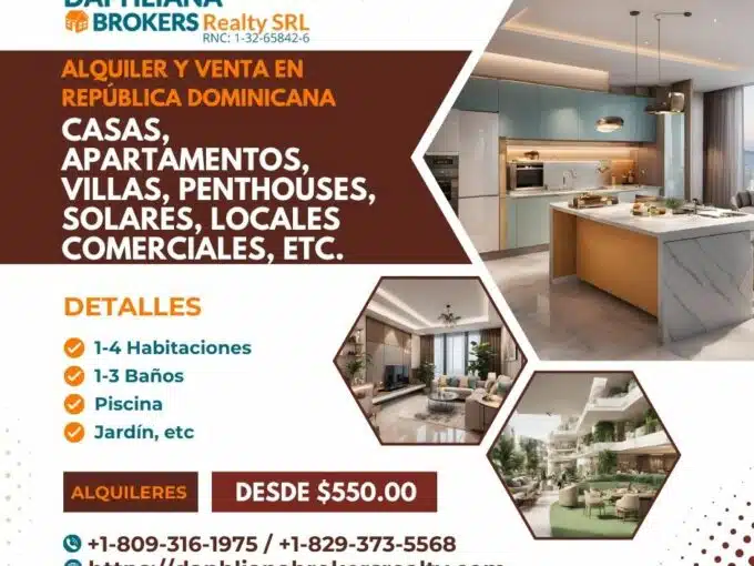 renta alquiler venta de inmuebles viviendas condominios en republica dominicana 9